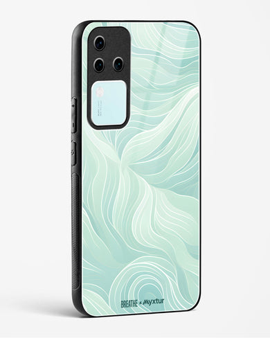 Fluidic Air Currents [BREATHE] Glass Case Phone Cover (Vivo)