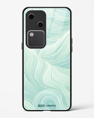 Fluidic Air Currents [BREATHE] Glass Case Phone Cover (Vivo)
