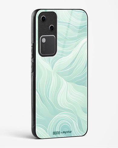Fluidic Air Currents [BREATHE] Glass Case Phone Cover (Vivo)