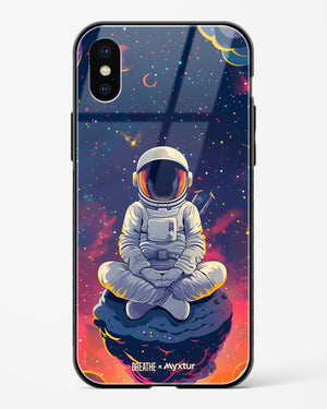 Galaxy at Peace [BREATHE] Glass Case Phone Cover (Apple)