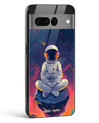 Galaxy at Peace [BREATHE] Glass Case Phone Cover (Google)