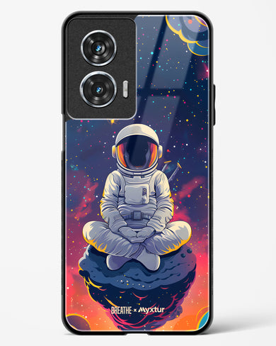 Galaxy at Peace [BREATHE] Glass Case Phone Cover (Motorola)