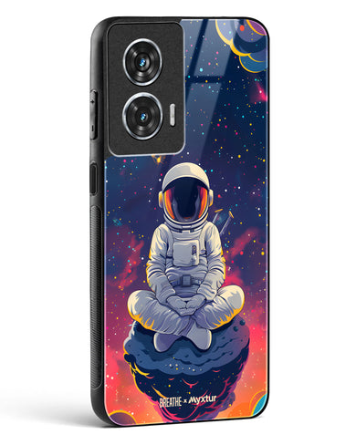 Galaxy at Peace [BREATHE] Glass Case Phone Cover (Motorola)