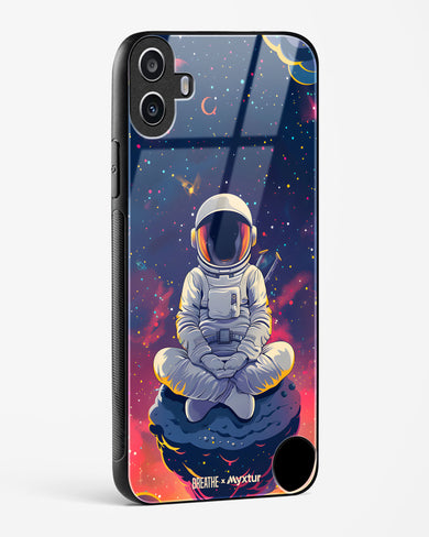 Galaxy at Peace [BREATHE] Glass Case Phone Cover (Nothing)