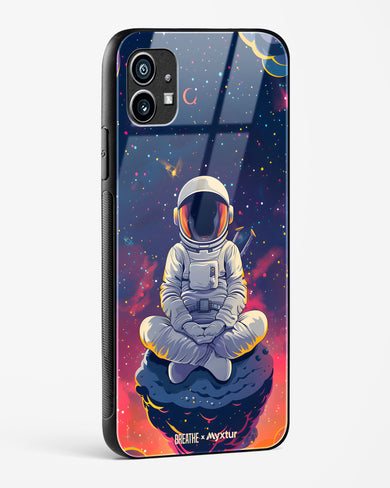 Galaxy at Peace [BREATHE] Glass Case Phone Cover (Nothing)