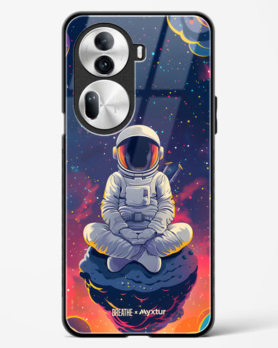 Galaxy at Peace [BREATHE] Glass Case Phone Cover (Oppo)