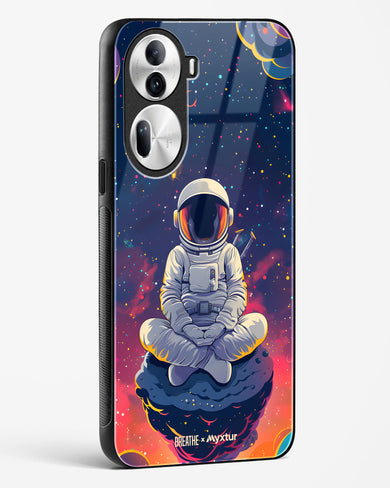 Galaxy at Peace [BREATHE] Glass Case Phone Cover (Oppo)