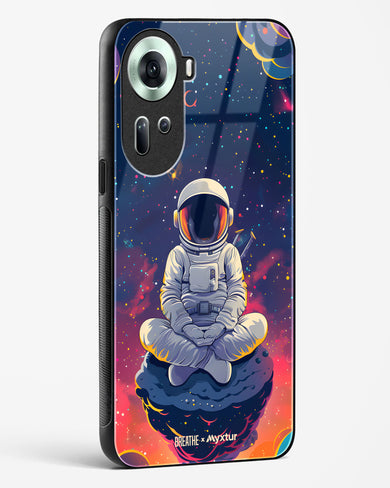 Galaxy at Peace [BREATHE] Glass Case Phone Cover (Oppo)