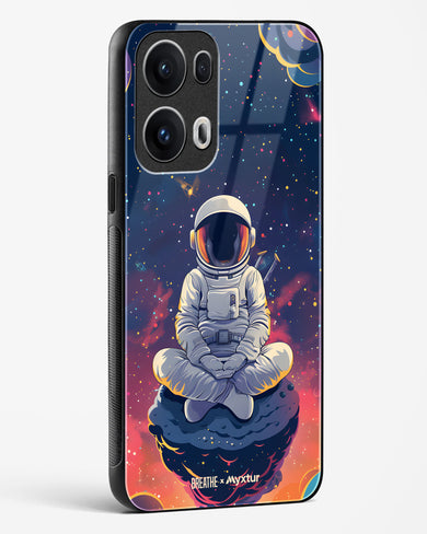 Galaxy at Peace [BREATHE] Glass Case Phone Cover (Oppo)