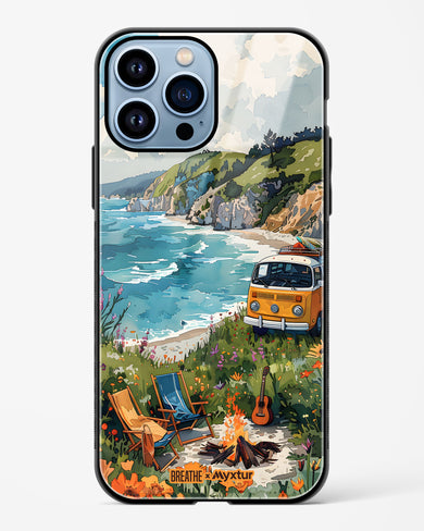 Glam Campsite [BREATHE] Glass Case Phone Cover (Apple)