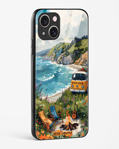 Glam Campsite [BREATHE] Glass Case Phone Cover (Apple)