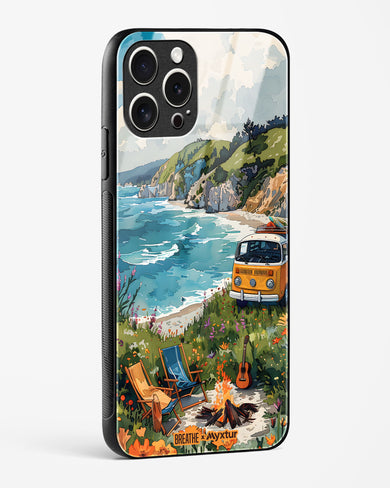 Glam Campsite [BREATHE] Glass Case Phone Cover (Apple)