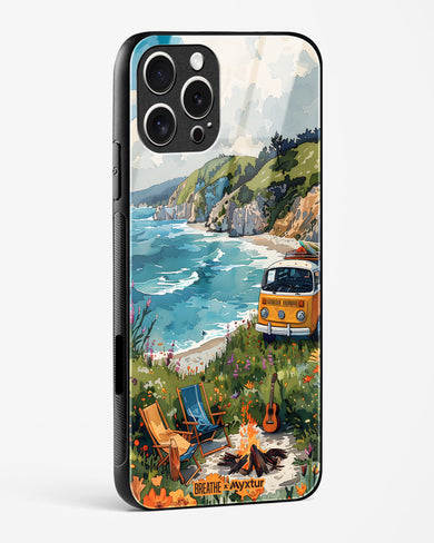 Glam Campsite [BREATHE] Glass Case Phone Cover (Apple)