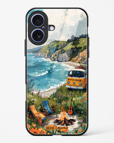 Glam Campsite [BREATHE] Glass Case Phone Cover (Apple)