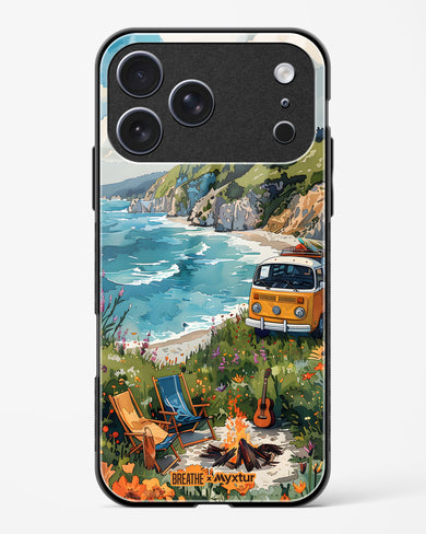 Glam Campsite [BREATHE] Glass Case Phone Cover (Apple)