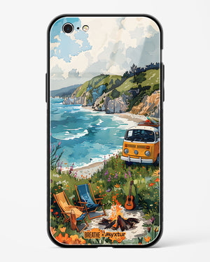 Glam Campsite [BREATHE] Glass Case Phone Cover (Apple)