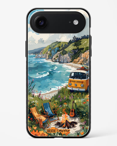 Glam Campsite [BREATHE] Glass Case Phone Cover (Apple)