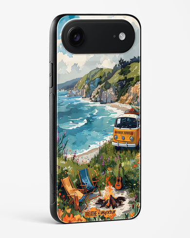 Glam Campsite [BREATHE] Glass Case Phone Cover (Apple)