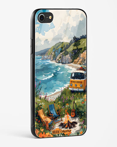 Glam Campsite [BREATHE] Glass Case Phone Cover (Apple)