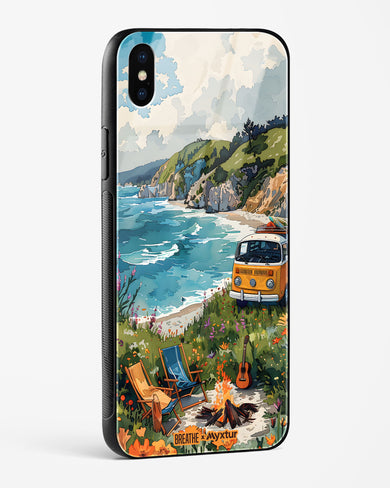 Glam Campsite [BREATHE] Glass Case Phone Cover (Apple)