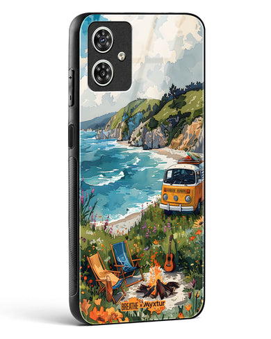 Glam Campsite [BREATHE] Glass Case Phone Cover (Motorola)