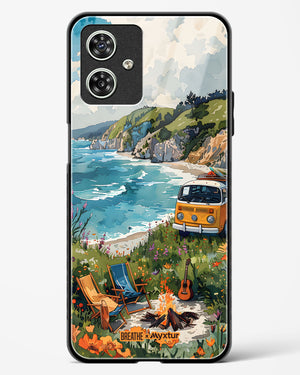 Glam Campsite [BREATHE] Glass Case Phone Cover (Motorola)