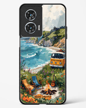 Glam Campsite [BREATHE] Glass Case Phone Cover (Motorola)