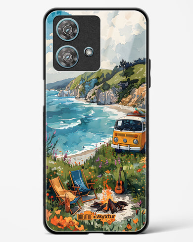 Glam Campsite [BREATHE] Glass Case Phone Cover (Motorola)
