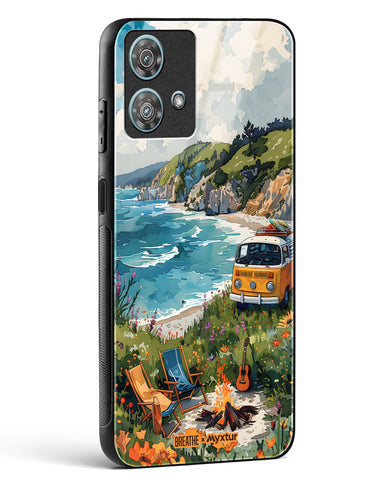Glam Campsite [BREATHE] Glass Case Phone Cover (Motorola)