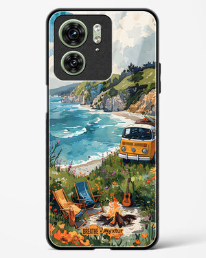 Glam Campsite [BREATHE] Glass Case Phone Cover (Motorola)