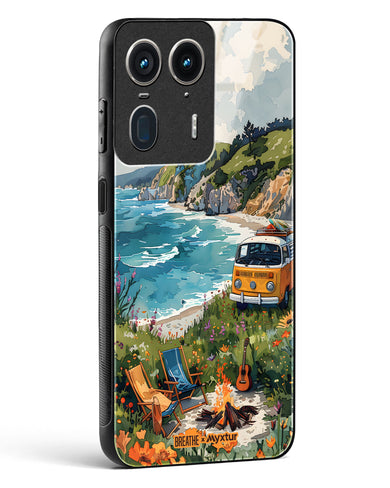 Glam Campsite [BREATHE] Glass Case Phone Cover (Motorola)