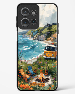 Glam Campsite [BREATHE] Glass Case Phone Cover (Motorola)