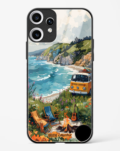 Glam Campsite [BREATHE] Glass Case Phone Cover (Nothing)
