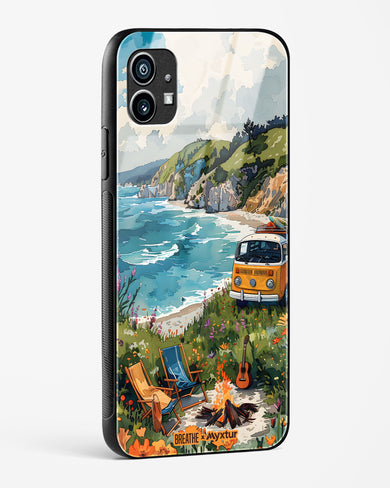 Glam Campsite [BREATHE] Glass Case Phone Cover (Nothing)