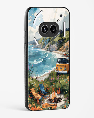 Glam Campsite [BREATHE] Glass Case Phone Cover (Nothing)