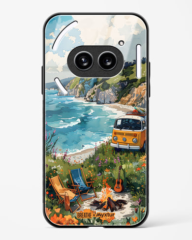 Glam Campsite [BREATHE] Glass Case Phone Cover (Nothing)