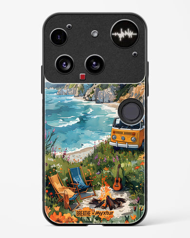 Glam Campsite [BREATHE] Glass Case Phone Cover (Nothing)