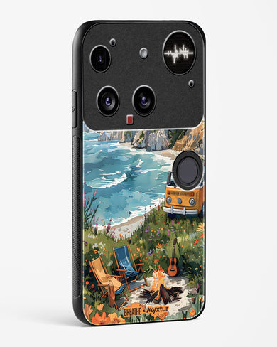 Glam Campsite [BREATHE] Glass Case Phone Cover (Nothing)