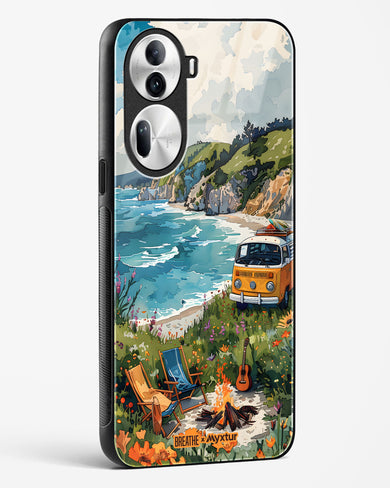 Glam Campsite [BREATHE] Glass Case Phone Cover (Oppo)