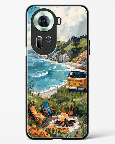 Glam Campsite [BREATHE] Glass Case Phone Cover (Oppo)