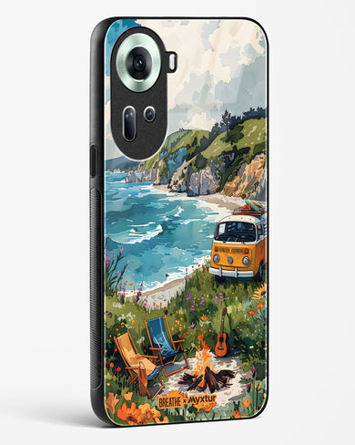 Glam Campsite [BREATHE] Glass Case Phone Cover (Oppo)
