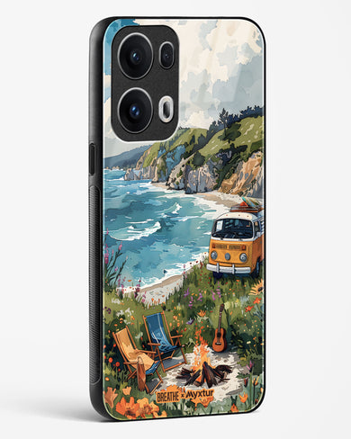 Glam Campsite [BREATHE] Glass Case Phone Cover (Oppo)