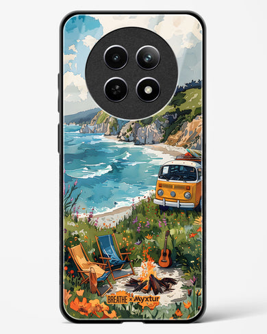 Glam Campsite [BREATHE] Glass Case Phone Cover (Realme)