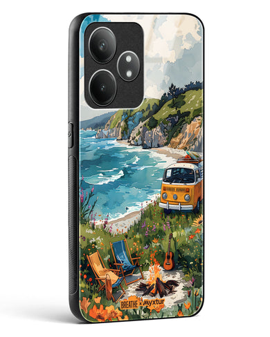 Glam Campsite [BREATHE] Glass Case Phone Cover (Realme)