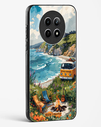 Glam Campsite [BREATHE] Glass Case Phone Cover (Realme)