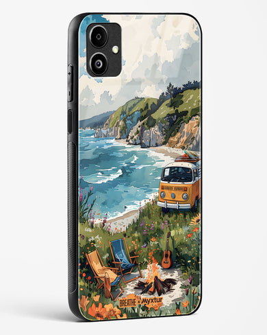 Glam Campsite [BREATHE] Glass Case Phone Cover (Samsung)