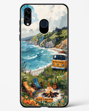 Glam Campsite [BREATHE] Glass Case Phone Cover (Samsung)