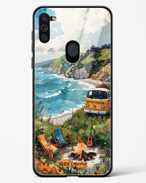 Glam Campsite [BREATHE] Glass Case Phone Cover (Samsung)