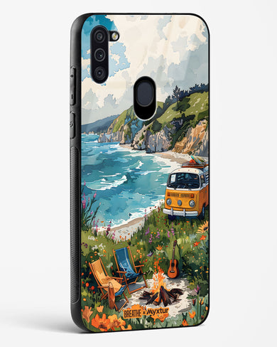 Glam Campsite [BREATHE] Glass Case Phone Cover (Samsung)