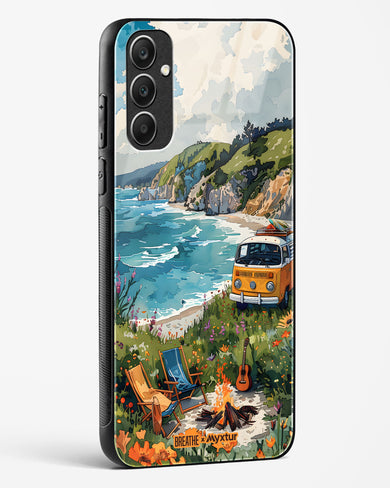 Glam Campsite [BREATHE] Glass Case Phone Cover (Samsung)